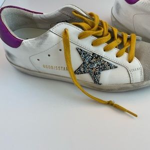 Golden Goose superstar glitter low top size 37